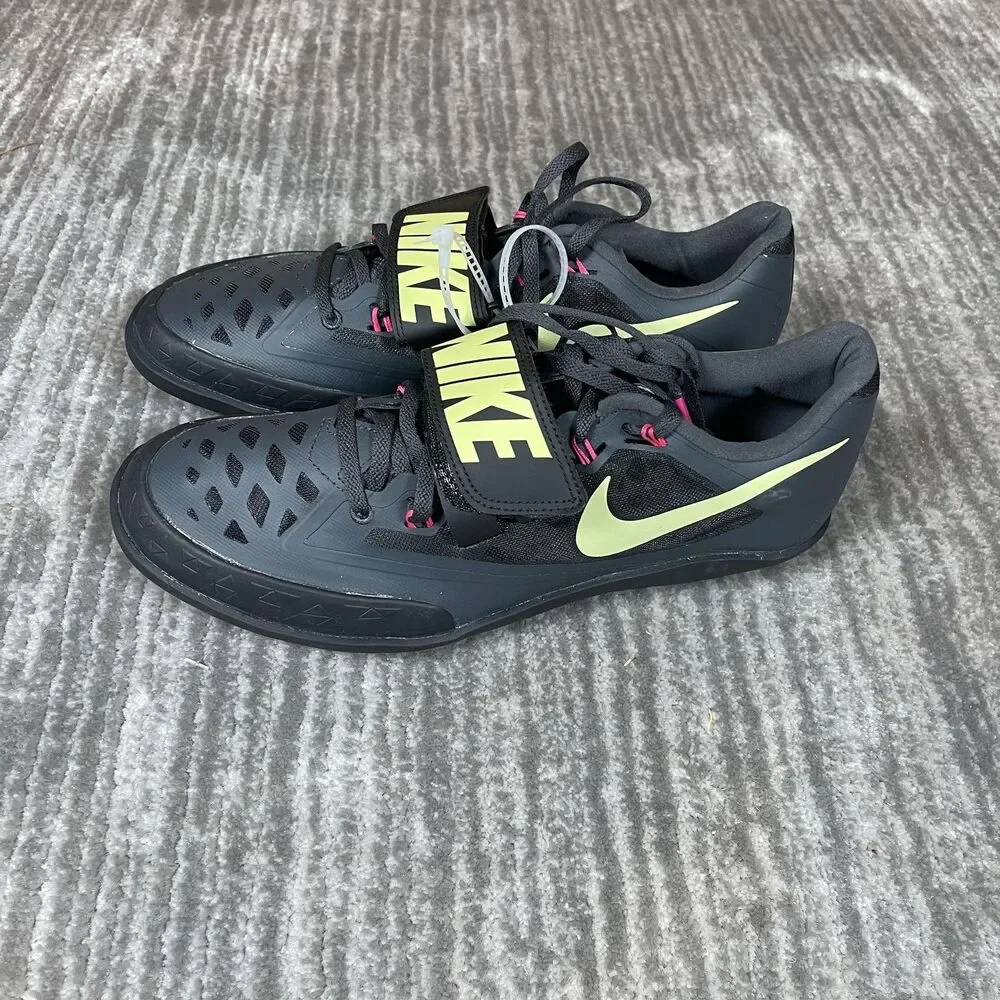 Nike Track & Field Shoes Mens Size 9.5 Black Zoom Rotational 5 685135-004